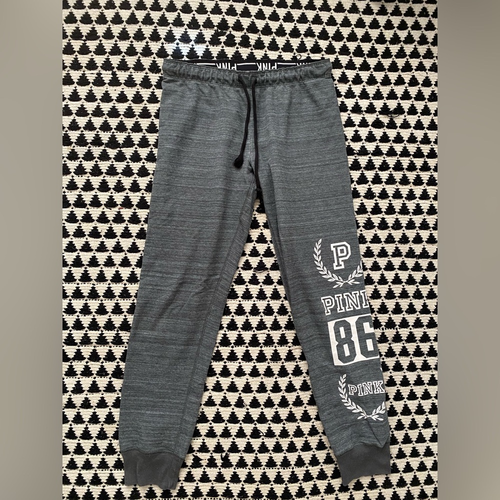 PINK Victoria's Secret Black and Gray Waistband